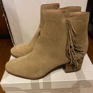 Banana Republic Fringe Booties size 7.